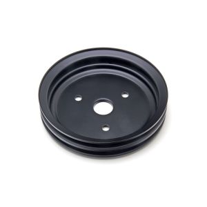 TRANS-DAPT #8603 SBC SWP Crankshaft Pulley 2 Groove Black