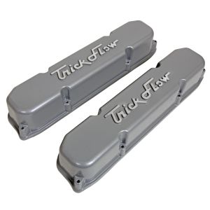 TRICK FLOW #TFS-61600802 BBM Alm Valve Cover Set Stock Height - Silver