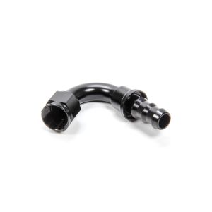 TRIPLE X RACE COMPONENTS #HF-12010BLK #10 120 Degree Hose End Push Lock