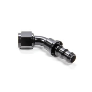 TRIPLE X RACE COMPONENTS #HF-14510BLK #10 45 Degree Hose End Push Lock
