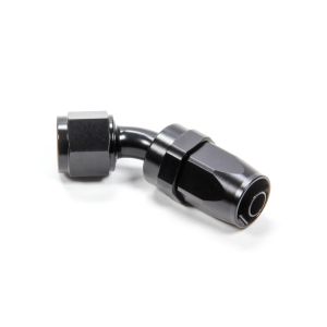 TRIPLE X RACE COMPONENTS #HF-24508BLK #8 45 Degree Swivel Hose End
