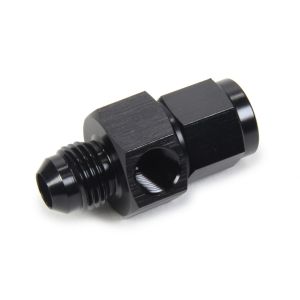 TRIPLE X RACE COMPONENTS #HF-33601BLK Gauge Adapter #6 Male x #6 Female x 1/8