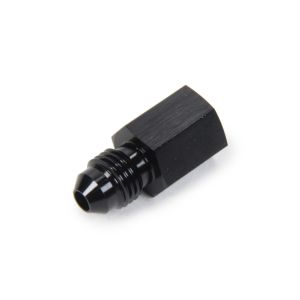 TRIPLE X RACE COMPONENTS #HF-34041BLK Gauge Adapter #4 Male x 1/8 NPT Female