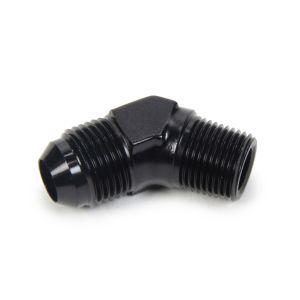 TRIPLE X RACE COMPONENTS #HF-94083BLK AN to NPT 45 Degree #8 x 3/8