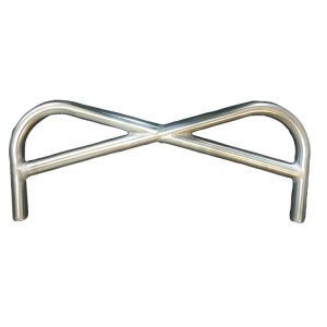 TRIPLE X RACE COMPONENTS #SC-BN-0058 Front Bumper S/S Pretzel Style