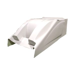 TRIPLE X RACE COMPONENTS #SC-BW-0051 Dual Duct Cool Air Hood White Sprint Car