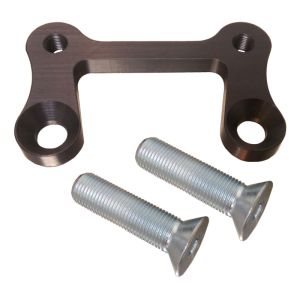 TRIPLE X RACE COMPONENTS #SC-FE-0010BLK Front Brake Mount 10-1/8 Rotor Black With Bolts