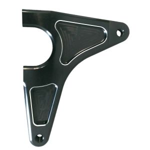 TRIPLE X RACE COMPONENTS #SC-FE-1001BLK Steering Arm Left Front Combo Black