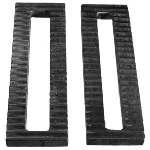 U-B MACHINE #46-1602 Serrated Steel Plate .75 slot .5 x 2 x  6