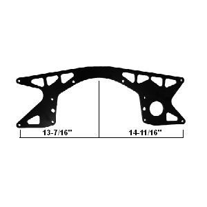 U-B MACHINE #50-0101 Chevy Mid Plate 5/8 Offset