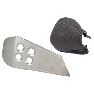 ULTRA SHIELD #91061K Leg Support Right w/ Blk Cover Lightweight Adult