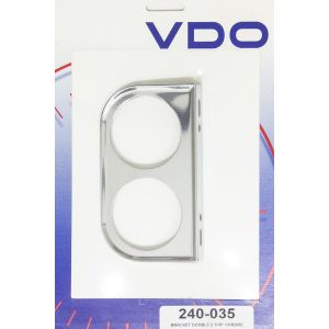 VDO #240-035 Chrome Two Hole 2-1/16in Mount Bracket