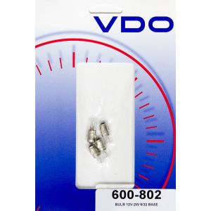 VDO #600-802 Light Bulb 9/32 12v 2w (4 Pack)