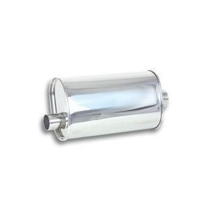 VIBRANT PERFORMANCE #1107 STREETPOWER Oval Muffler 3in inlet/outlet