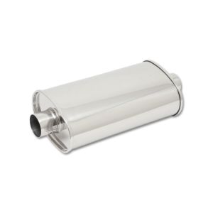 VIBRANT PERFORMANCE #1132 STREETPOWER Oval Muffler 2.75in inlet/outlet