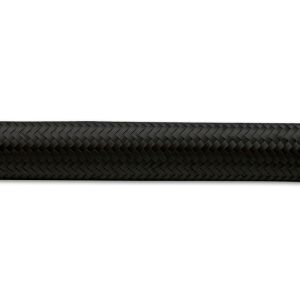 VIBRANT PERFORMANCE #12003 50ft Roll of Black Nylon Braided Flex Hose -16AN