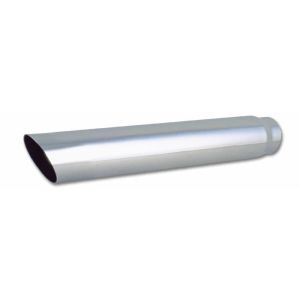 VIBRANT PERFORMANCE #1554 3.5in Round Stainless St eel Tip Single Wall Ang