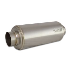 VIBRANT PERFORMANCE #17527 Resonator  2.5in Inlet/ Outlet x 16in Long