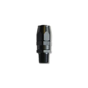 VIBRANT PERFORMANCE #26002 -6AN Male NPT Straight H ose End Fitting; Pipe Th