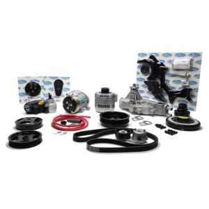 VINTAGE AIR #174011 LS Engine Front Runner Drive System Black