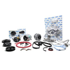 VINTAGE AIR #174101 SBF Front Runner Kit Black w/Power Steering