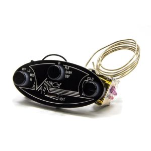 VINTAGE AIR #481005 Gen II Streamline Contrl Panel Black