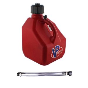 VP RACING #4163-CA Motorsports Jug 3 Gal Red Square w/Hose