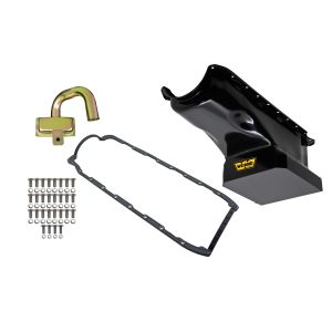 WEIAND #5032WND 6qt Oil Pan Kit BBC Black Finish