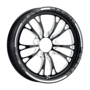 WELD RACING #784C-15274-B V-Series Frnt Drag Wheel Blk 15x3.5 5x4.75BC 1.75
