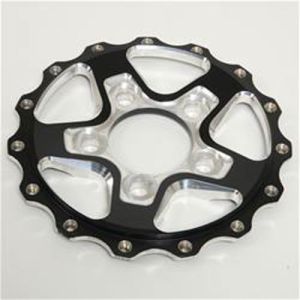 WELD RACING #P613B-88 B Aluma Star 2.0 5x 4.75 Rear Center Black