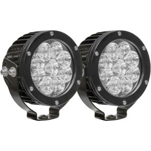 WESTIN #09-12007A-PR Axis LED Auxiliary Light Round Spot Pattern Pair