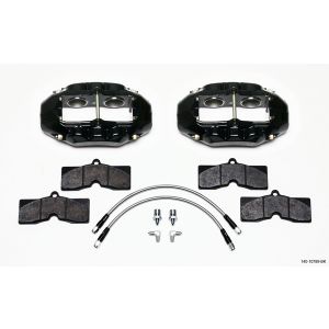 WILWOOD #140-10789-BK Brake Kit Front Corvette 65-82 D8-4 Calipers