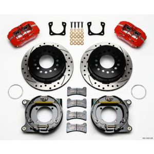 WILWOOD #140-11401-DR Rear Disc Brake Kit w/ Park Brake 12 Bolt GM