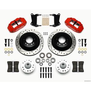 WILWOOD #140-12271-DR Front Disc Brake Kit Red 67-72 Camaro Nova 12.88
