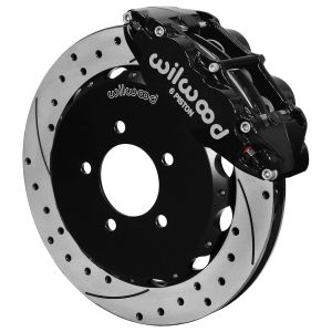 WILWOOD #140-16847-D Brake Kit Front Honda Civic 13+ Drilled Black