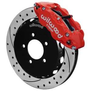 WILWOOD #140-16847-DR Brake Kit Front Honda Civic 13+ Drilled Red