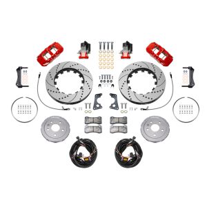 WILWOOD #140-17009-DR Brake Kit Rear Corvetee C8 Aerolite 4R Drilled