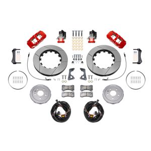 WILWOOD #140-17009-R Brake Kit Rear Corvette C8 Aerolite 4R Slotted