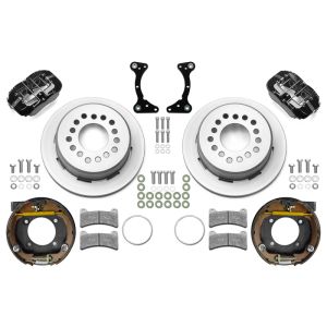 WILWOOD #140-17120 Brake Kit Rear Black FDP Plain 11in GM G Body