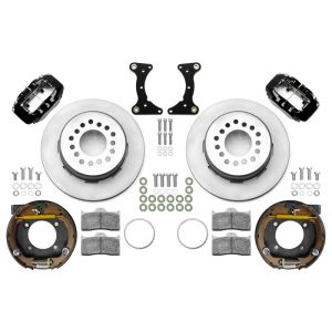 WILWOOD #140-17121 Brake Kit Rear Black FDL Plain 12in GM G Body