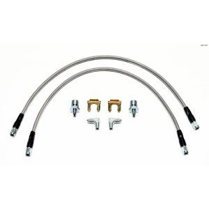 WILWOOD #220-11237 Flex Brake Line Kit 22in L 3/8-24 to 90 Deg.