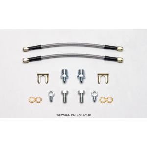 WILWOOD #220-12630 Flexline Kit D154 10in x 3/8-24 IF 10mm Banjo