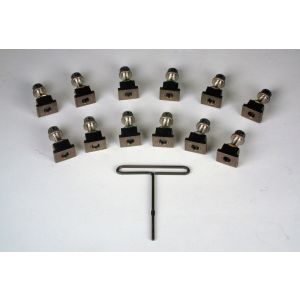 WILWOOD #230-6656 Bolt Kit Dyamic Rotor 1/4-28 UNF 12 Blt w/ T-N