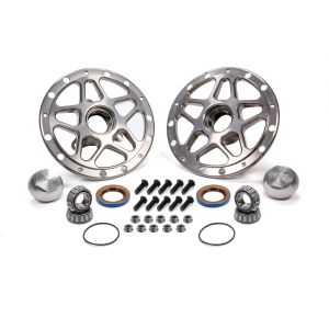 WINTERS #3980C Forged Alum Direct Mount Front Hub Kit Silver
