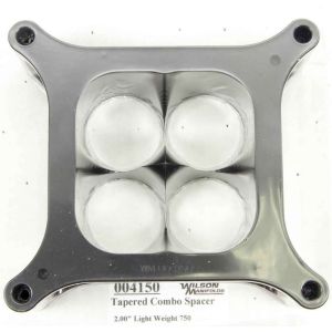 WILSON MANIFOLDS #4150 Carburetor Spacer - 4150 2in 4-Hole L/W Tapered