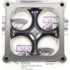 WILSON MANIFOLDS #24130 Carburetor Spacer - 4500 1.5in 4-Hole L/W Tapered