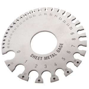 WOODWARD FAB #WFSG Sheet Metal Thickness Ga uge