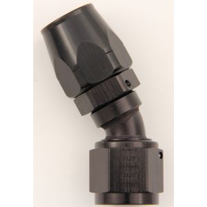 XRP-XTREME RACING PROD. #203006BB #6 30 Deg Dbl Swivel Hose End - Black