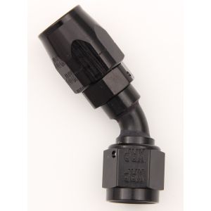 XRP-XTREME RACING PROD. #204508BB #8 45 Deg Dbl Swivel Hose End Black