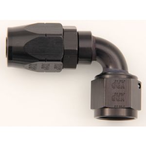 XRP-XTREME RACING PROD. #209012BB #12 90 Deg Double Swivel Hose End Black